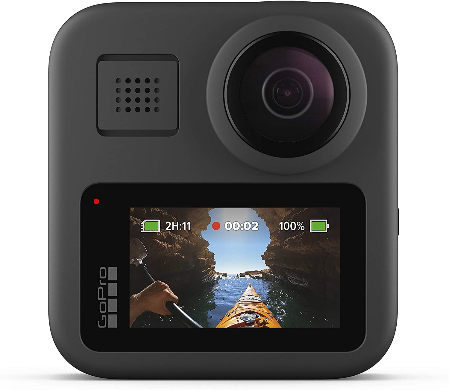 GoPro MAX — Waterproof 360 + Traditional Camera with Touch Screen Spherical 5.6K30 HD Video 16.6MP 360 Photos 1080p Live Streaming Stabilization