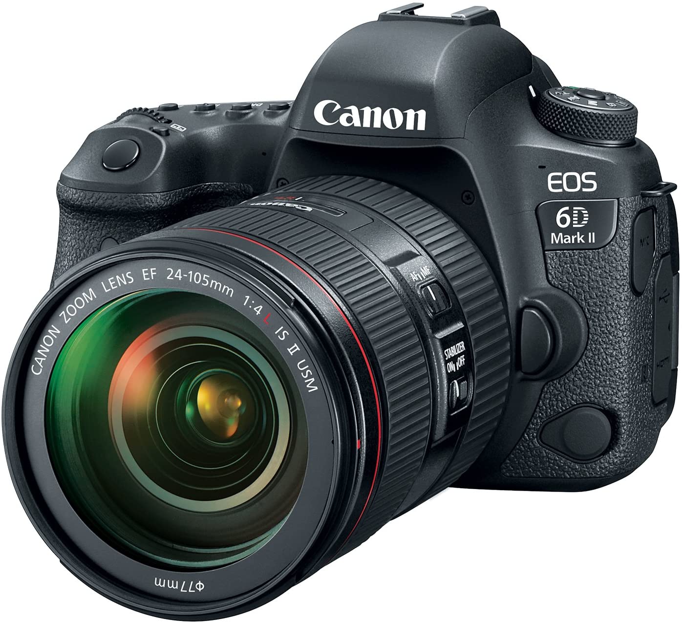 Canon EOS 6D Mark II DSLR Camera with EF 24-105mm USM Lens - WiFi Enabled